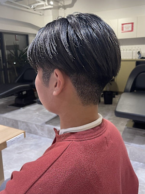 【soy-kufu】MEN'S HAIRアッシュネイビーショ