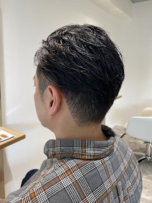 【soy-kufu】MEN'S HAIR アッシュブラックシ