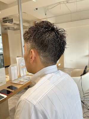 【soy-kufu】MEN'S HAIRベリーショートパーマ