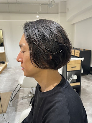 【soy-kufu】MEN'S HAIRアッシュブラックナチ