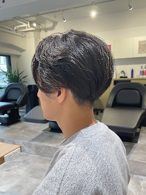 【soy-kufu】MEN'S HAIRアッシュブラックメン