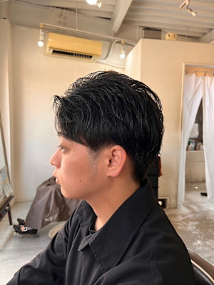 【soy-kufu】MEN'S HAIRアッシュブラックカル
