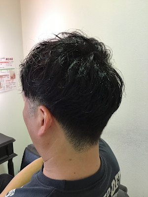 残パーマをいかして