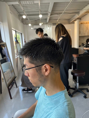 【soy-kufu】MEN'S HAIRアッシュブラックダー