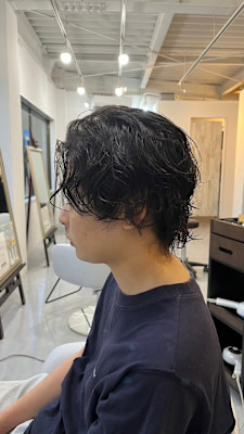 【soy-kufu】MEN'S HAIRアッシュブラックダー