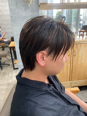 【soy-kufu】MEN'S HAIRアッシュブラックカル
