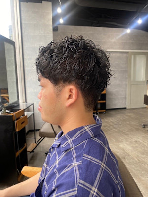 【soy-kufu】MEN'S HAIRアッシュブラックカル