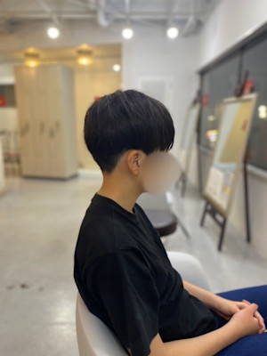 20代30代40代◎ブルージュセンターパート韓国マッシュ
