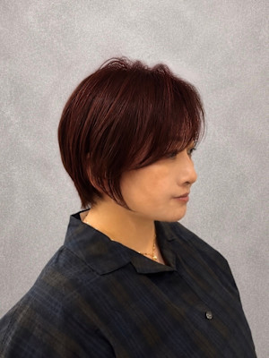 横顔美人になれる☆丸みショート♪
