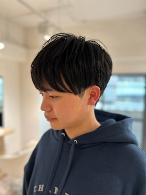 20代30代40代◎アッシュブラックMEN'SHAIR刈り上