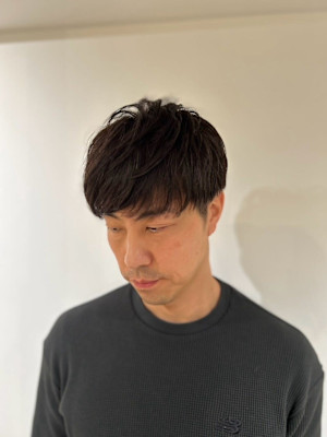 メンズ 20代30代40代◎似合わせニュアンスパーマ韓国マッ