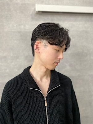 20代30代40代◎似合わせカットウルフカットブルーブラック