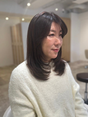20代30代40代◎似合わせカットフェミニンロングメルティカ