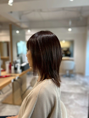 20代30代40代◎チェリーブラウンミニフルフヘア