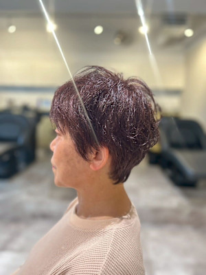 20代30代40代◎チェリーブラウンレディースショートヘア