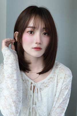 大人可愛い◎似合わせカットイメチェンフルバングショート