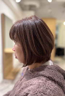 大人可愛い◎似合わせカットイメチェンフルバングショート