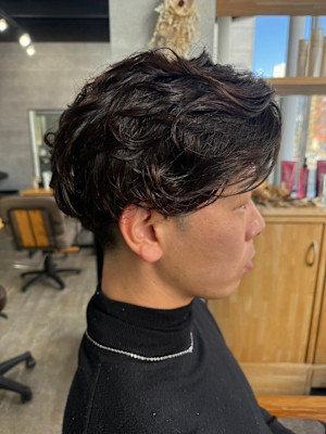 20代30代40代◎ブルーブラック似合わせカットMEN’SH