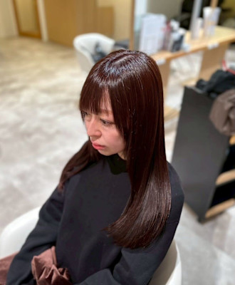 20代30代40代◎似合わせカット チェリーレッド