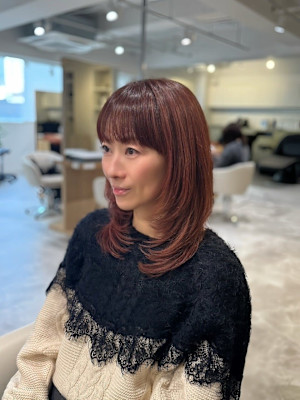 20代30代40代イメチェン似合わせカットレイヤーミディアム