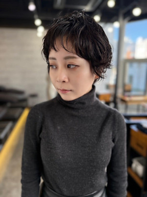 20代30代40代イメチェン似合わせカットマッシュパーマショ