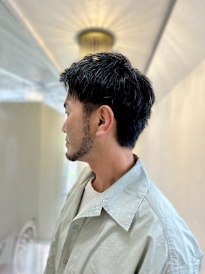 20代30代40代◎似合わせカットブルーブラックサーフカール