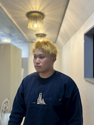 20代30代40代◎似合わせカットブロンド刈り上げセンターパ