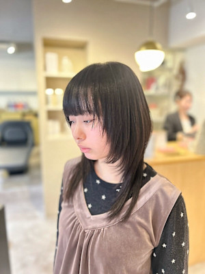 20代30代40代イメチェン似合わせカットくらげヘアー小顔レ