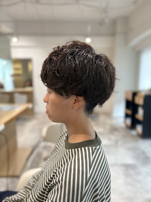 20代30代40代◎似合わせ小顔軽やかパーマツーブロックショ