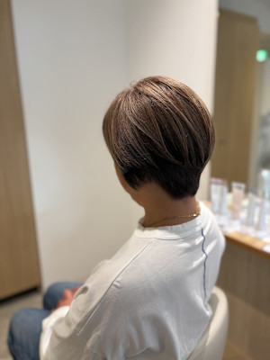 20代30代40代◎似合わせカット小顔アンブレラココアベージ