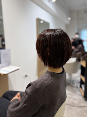 20代30代40代◎似合わせカット大人ガーリーダークアッシュ
