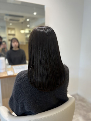 20代30代40代◎似合わせカット暗め透明感のあるダークアッ