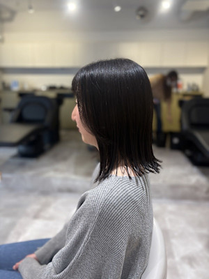 20代30代40代◎似合わせカット大人ガーリー外ハネミディア