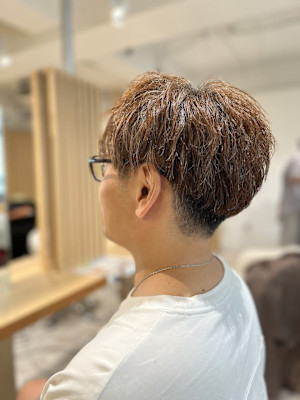 20代30代40代◎似合わせカットブラウン刈り上げセンターパ