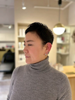 20代30代40代イメチェンヘアスタイルクールショート前髪カ