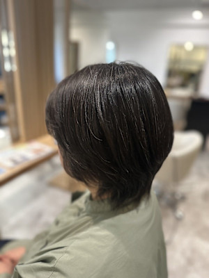 ウルフカットショートカットレイヤーカットショートボブ50代4