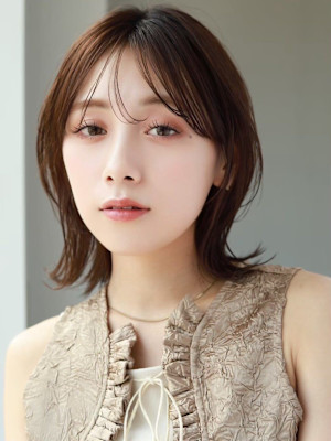 20代30代40代大人可愛い外ハネバズカットシャギーマレット
