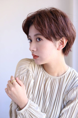 大人可愛い20代30代40代イメチェン似合わせカットレッドブ