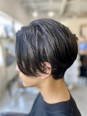 【soy-kufu】MEN'S HAIR束感アッシュブラック