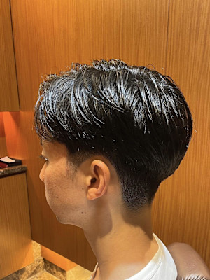 銀座 理容室 ツーブロナチュラルスタイル