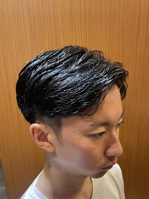 銀座 理容室 ツーブロナチュラルスタイル