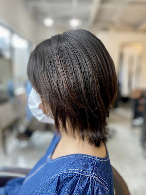 大人可愛い20代30代40代似合わせカットイメチェンハッシュ