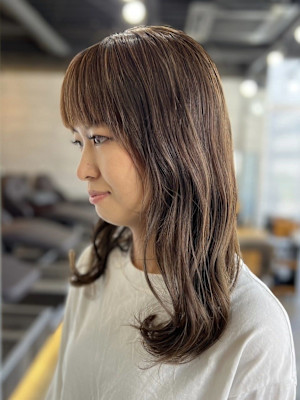 大人可愛い◎20代30代40代イメチェン似合わせカットロング