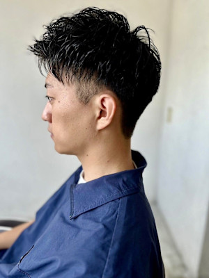 【soy-kufu】 MEN’S HAIRマッシュパーマアッ