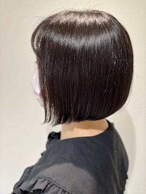 大人可愛い◎20代30代40代黒髪イメチェン似合わせカットボ