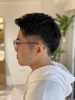 【soy-kufu】MEN’S HAIR束感ショートアッシュ