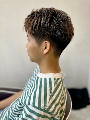 【soy-kufu】MEN'S HAIR束感ショートハイライ