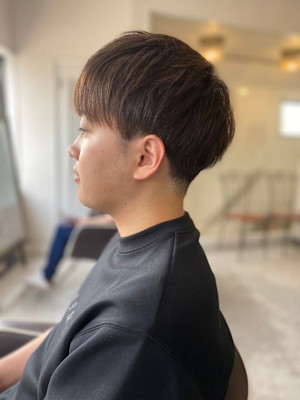 【soy-kufu】MEN'S HAIR束感マッシュパーマア
