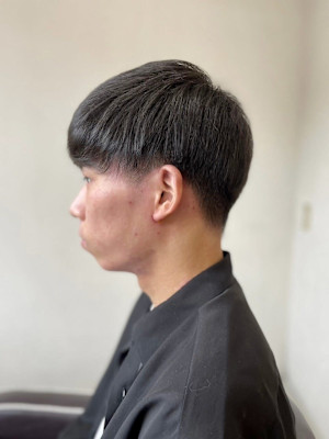 【soy-kufu】MEN'S HAIRアッシュブラック束感