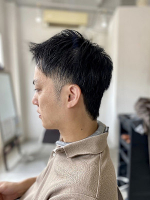 【soy-kufu】MEN'S HAIR束感ショートアッシュ